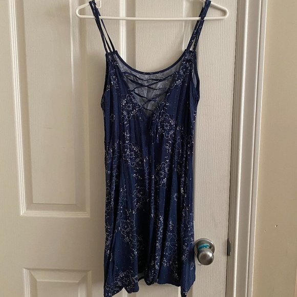 Hollister Blue Paisley Strappy Sundress - Picture 3 of 3